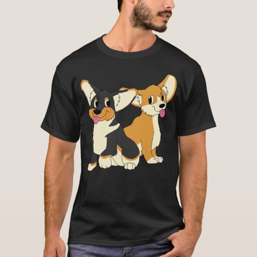 Corgi-Kumpel T-Shirt (Vorderseite)