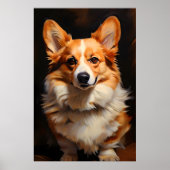 Corgi Kunstmuseum Poster (Vorne)
