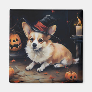 Corgi Kürbisse Halloween Gruselig Magnet