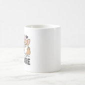 Corgi kurze Beine sind egal Lustiger Spruch Kaffeetasse (Mittel)
