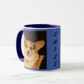 CORGI-LÄCHELN TASSE (Vorderseite Links)