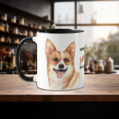 Corgi lächelt alles reparieren tasse