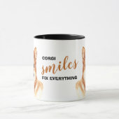 Corgi lächelt alles reparieren tasse (Zentrum)