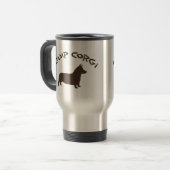 Corgi-Lager Reisebecher (Vorderseite Links)