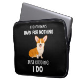 Corgi Laptopschutzhülle (Vorderseite Links)