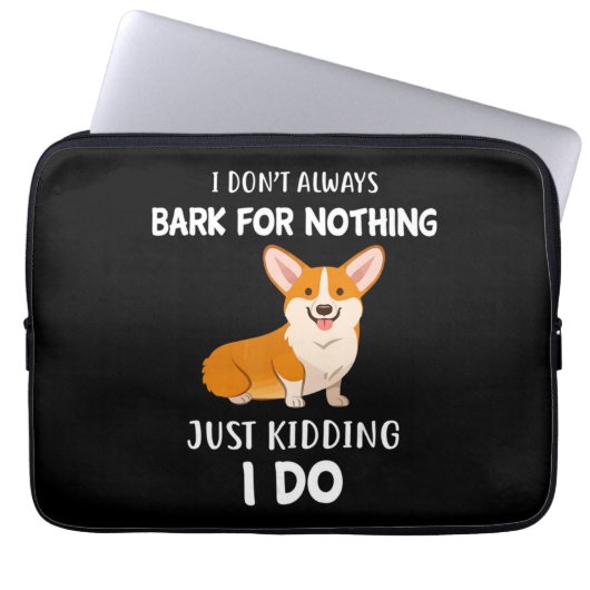Corgi Laptopschutzhülle (Vorderseite)