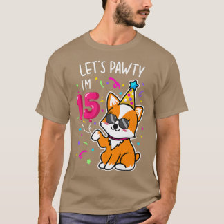 Corgi Lasse Pawty Im 15., 15. T-Shirt