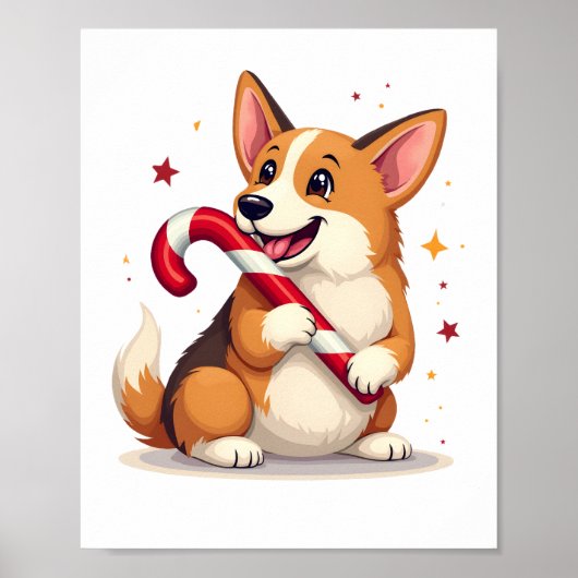 Corgi Lebkutscherfreude Poster (Vorne)