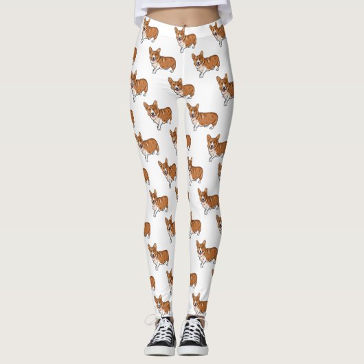 Corgi Leggings (Vorderseite)