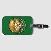 Corgi Leprechaun Pot of Gold St. Patrick’s Day T Gepäckanhänger (Vorderseite (Horizontal))