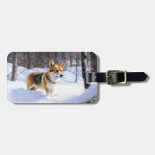 Corgi Let It Snow Weihnachten Gepäckanhänger