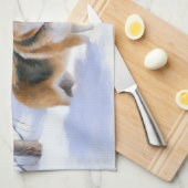 Corgi Let It Snow Weihnachten Geschirrtuch (Viertel Falte)