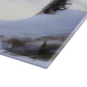 Corgi Let It Snow Weihnachten Schneidebrett (Ecke)