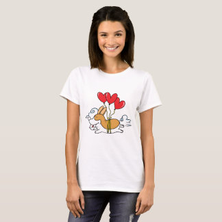 Corgi-Liebe-Bote-T - Shirt