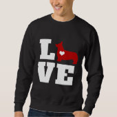 Corgi Liebe Corgi Sweatshirt (Vorderseite)