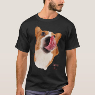 Corgi Liebe ist Hunde Mama Vater Welpen Haustiere T-Shirt