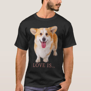 Corgi  Liebe ist Hundemama Vater Welpe Haustier Fr T-Shirt
