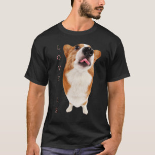 Corgi  Liebe ist Hundemama Vater Welpe Haustier Fr T-Shirt