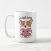 Corgi Liebe Kaffeetasse (Links)