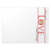 Corgi Liebe Notepad Notizblock (Vorderseite)