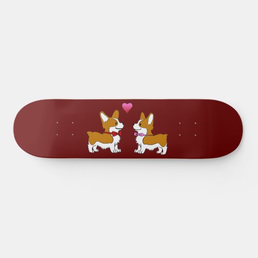 Corgi Liebe Skateboard (Horizontal)