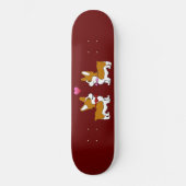 Corgi Liebe Skateboard (Vorderseite)