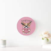 Corgi Liebe Wall Clock Runde Wanduhr (Zuhause)