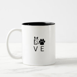 CORGI-LIEBE ZWEIFARBIGE TASSE