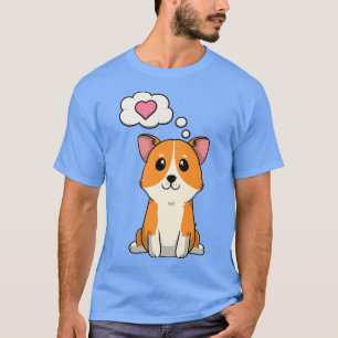 Corgi Lieben Ihr Herz Liebe Hunde Hund Lover-532 T-Shirt
