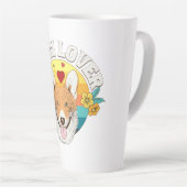 CORGI LIEBHABER Regenbogen Milchtasse (Rechte Ecke)