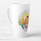 CORGI LIEBHABER Regenbogen Milchtasse (Linke Ecke)