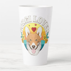 CORGI LIEBHABER Regenbogen Milchtasse