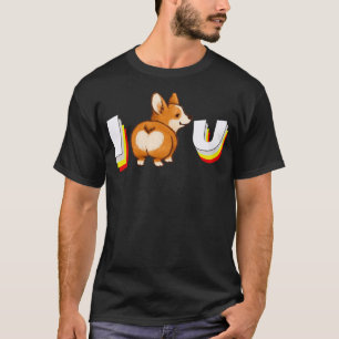 Corgi Liebt Dich T-Shirt