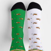 Corgi Life | Männer Socken | Tri w. Schwanz v1 | G (Oben)