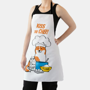 Corgi Life   SCHÜRZE   Rot w. Schwanz   4