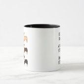 Corgi Light Medium Dark Rost Kaffee Liebhaber Gesc Tasse (Zentrum)