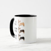 Corgi Light Medium Dark Rost Kaffee Liebhaber Gesc Tasse (Vorderseite Links)