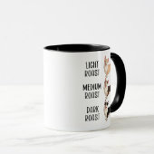 Corgi Light Medium Dark Rost Kaffee Liebhaber Gesc Tasse (VorderseiteRechts)