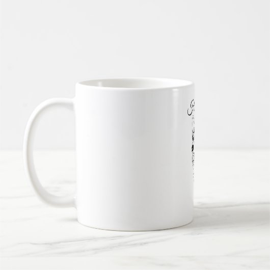 Corgi Line Art personalized dog Kaffeetasse (Links)