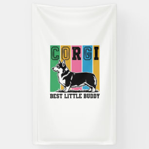 Corgi Love Shirt Vintage Gravur Hund Silhouette_ Banner