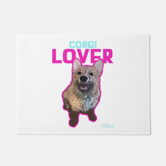 Corgi Lover Fußmatte (Vorderseite)