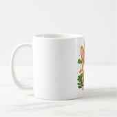Corgi Lover Kleeblatt Happy St Patricks Day Kaffeetasse (Links)