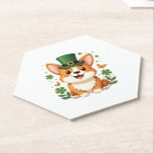 Corgi Lover Kleeblatt Happy St Patricks Day Untersetzer (angewinkelt)