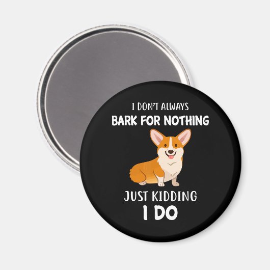 Corgi Magnet (Vorderseite/Rückseite)