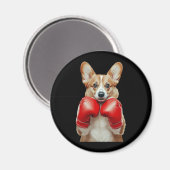 Corgi Magnet (Vorderseite/Rückseite)