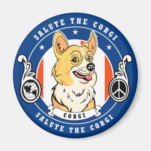 Corgi Magnet (Vorne)