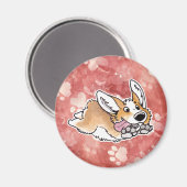 Corgi Magnet (Vorderseite/Rückseite)