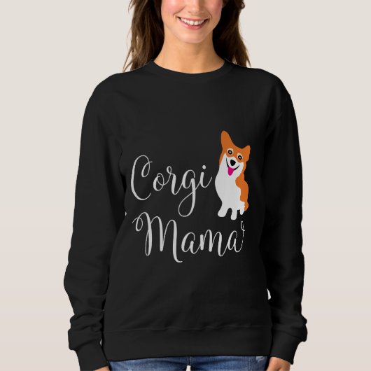 Corgi Mama 130 Sweatshirt (Vorderseite)
