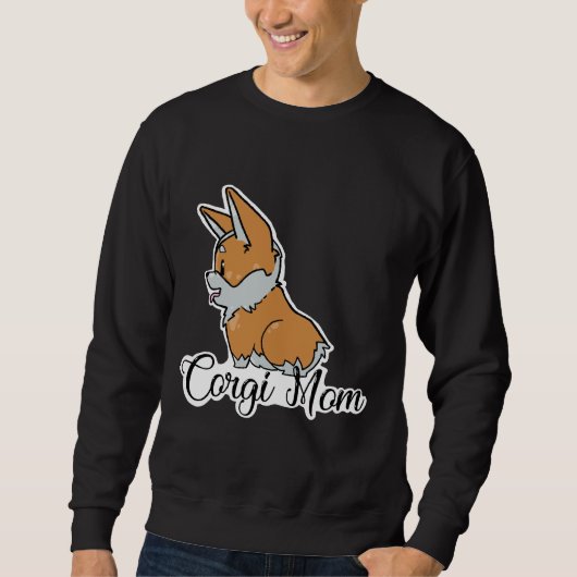 Corgi Mama 276 Sweatshirt (Vorderseite)