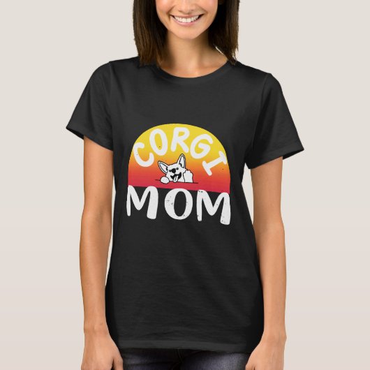 Corgi Mama 320 T-Shirt (Vorderseite)